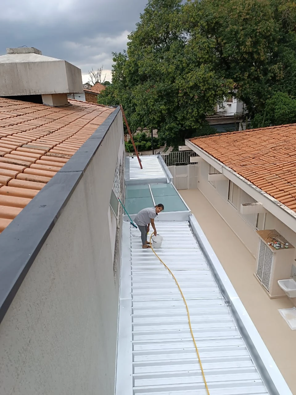 Manutenção telhado industrial na Zona Sul