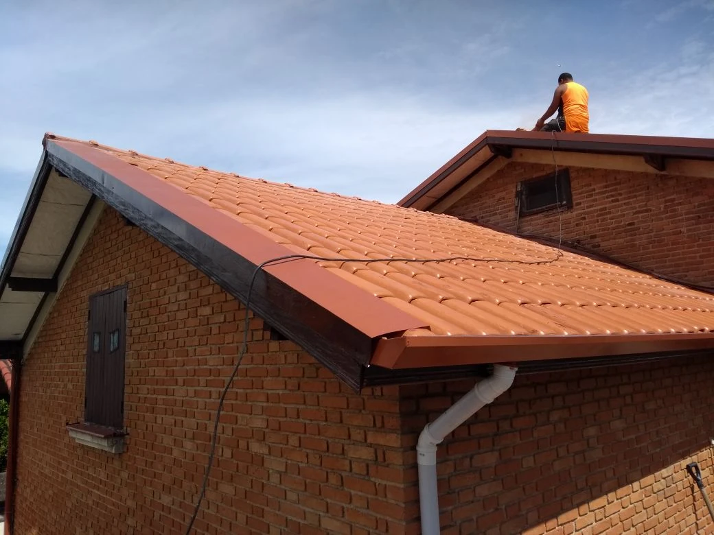 Projeto de telhado de madeira na Zona Sul