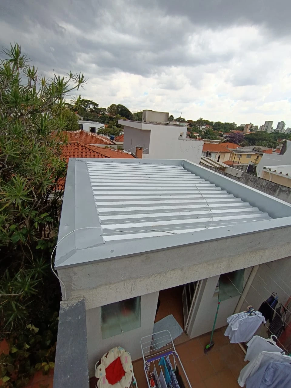 Projeto de telhado metálico na Zona Sul